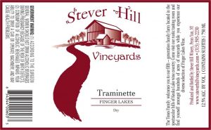 stever hill traminette dry label